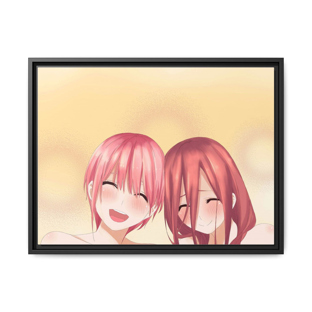 Anime The Quintessential Quintuplets Canvas Framed Art Print