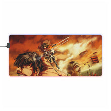 Load image into Gallery viewer, Mikasa Ackerman Vs Titans RGB LED Mouse Pad (Desk Mat)
