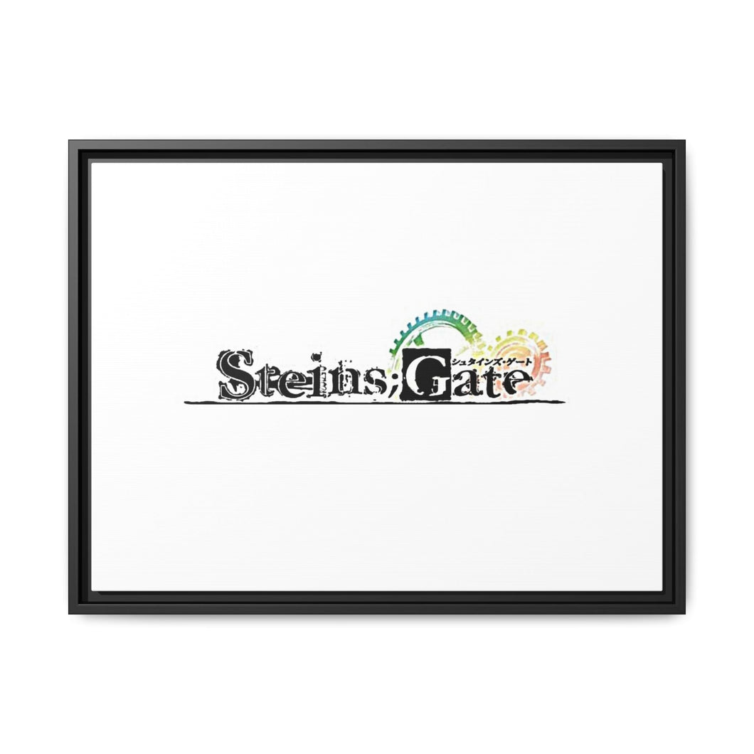 Anime Steins;Gate Canvas Framed Art Print