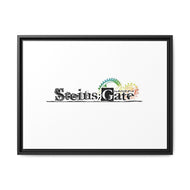Anime Steins;Gate Canvas Framed Art Print