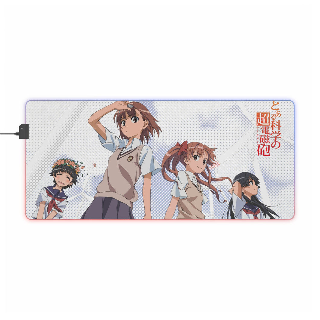 A Certain Scientific Railgun RGB LED Mouse Pad (Desk Mat)