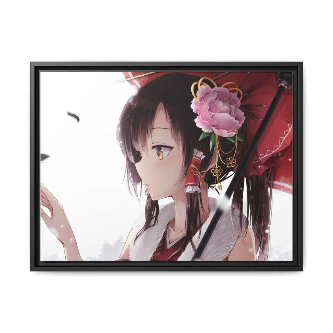 Anime Touhou Canvas Framed Art Print
