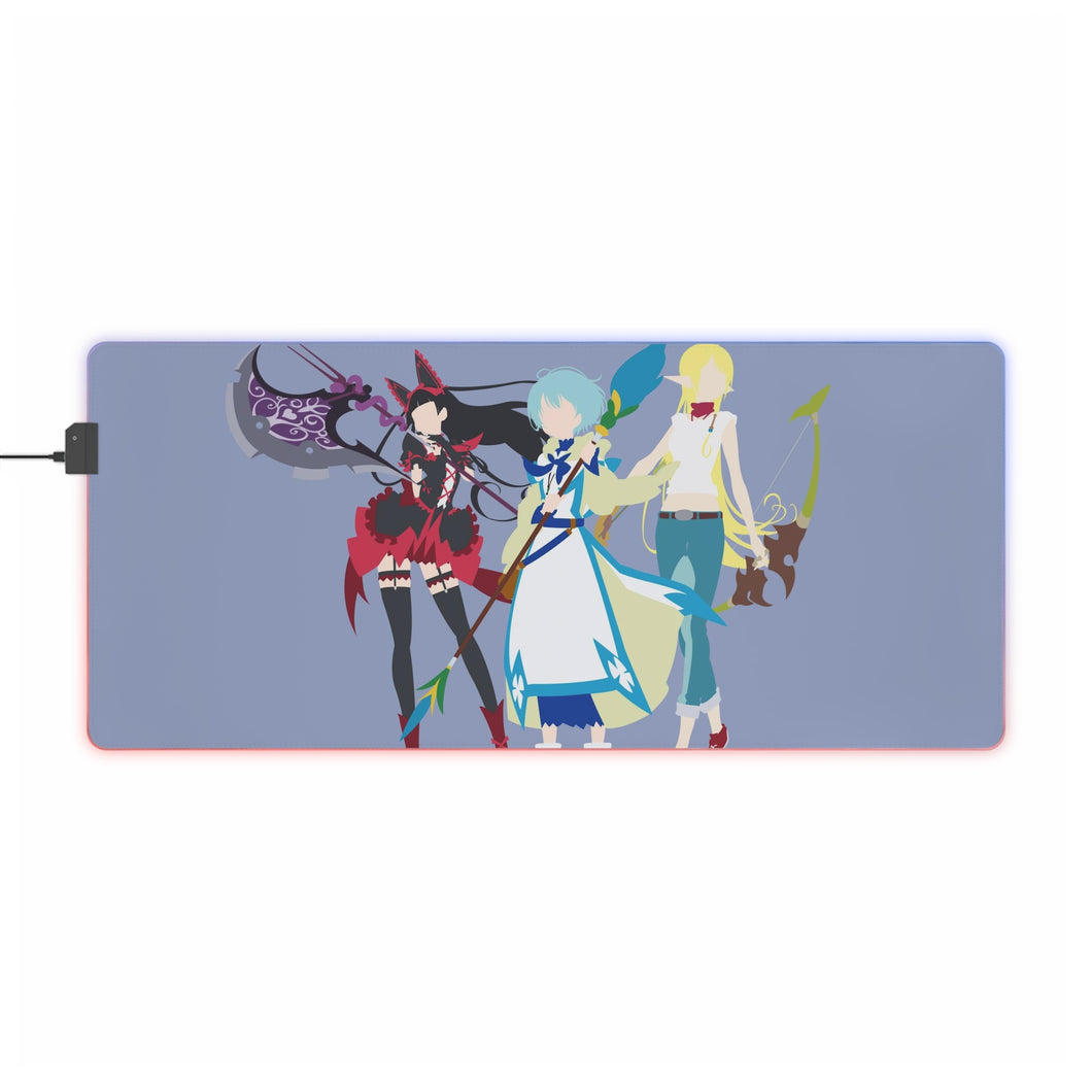 Anime GATE RGB LED Mouse Pad (Desk Mat)