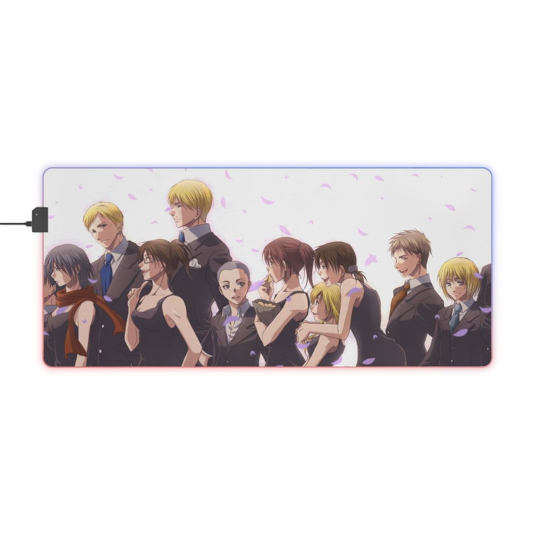 Anime Attack On Titan RGB LED Mouse Pad (Desk Mat)