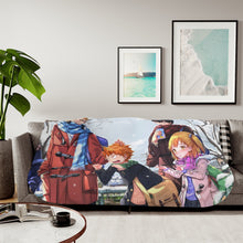 Load image into Gallery viewer, Hinata Shouyou, Kageyama Tobio, Yachi Hitoka Sherpa Blanket
