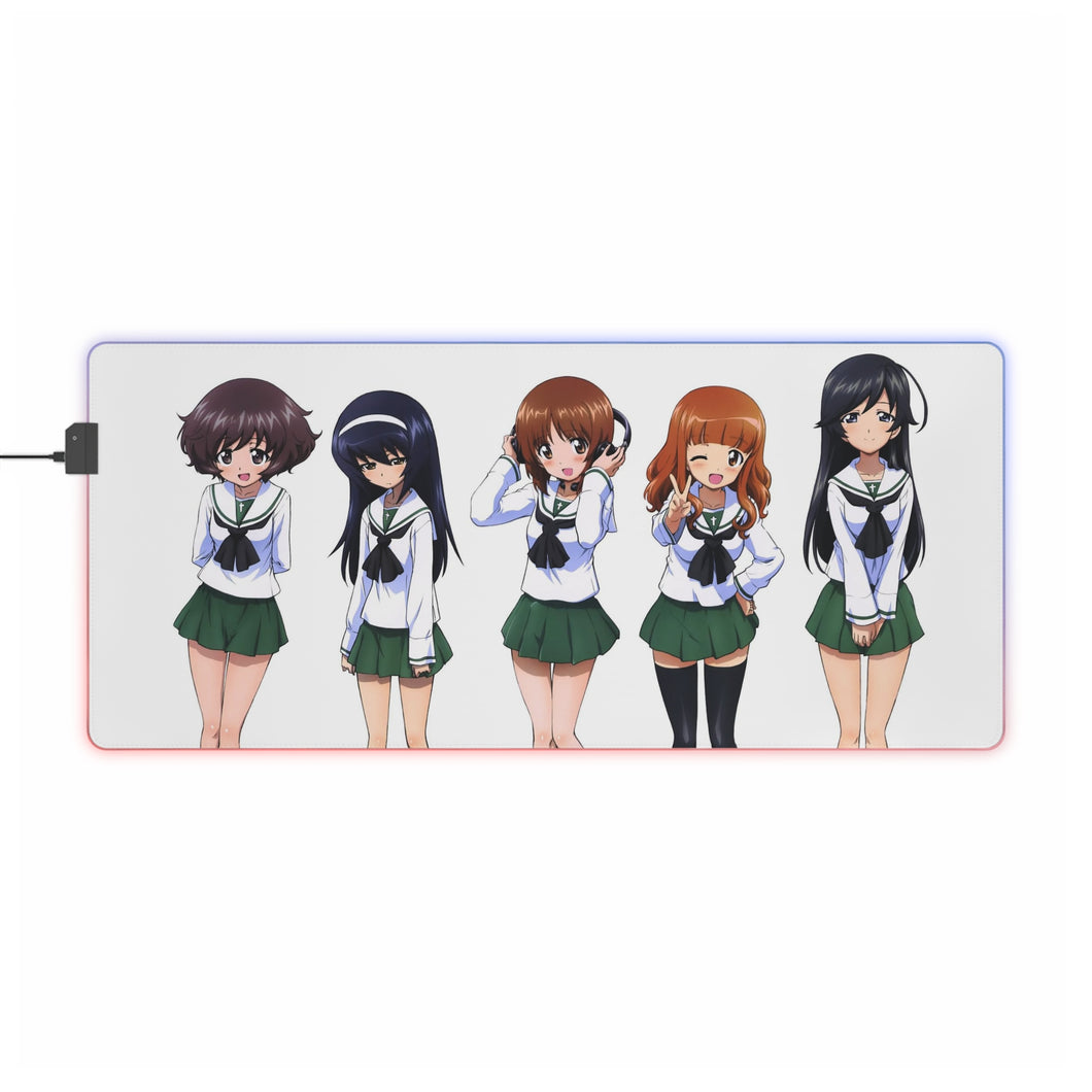 Girls und Panzer RGB LED Mouse Pad (Desk Mat)