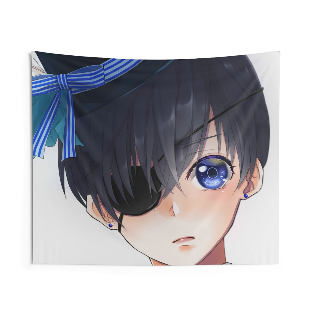 Black Butler Indoor Wall Tapestry
