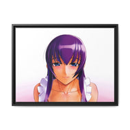 Highschool Of The Dead Canvas Framed Art Print