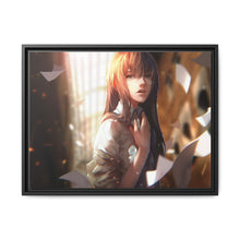 Load image into Gallery viewer, Makise Kurisu Canvas Framed Art Print
