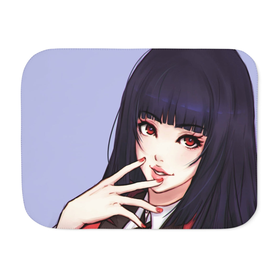 Anime Kakegurui Sherpa Blanket
