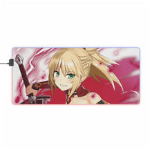 Load image into Gallery viewer, Fate/Apocrypha Saber Of Red RGB LED Mouse Pad (Desk Mat)
