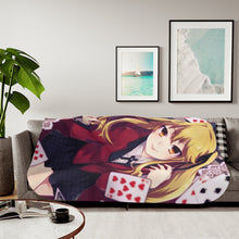 Load image into Gallery viewer, Kakegurui Sherpa Blanket

