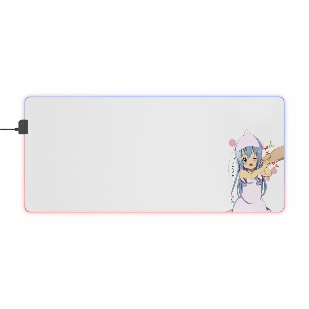 Squid Girl RGB LED Mouse Pad (Desk Mat)