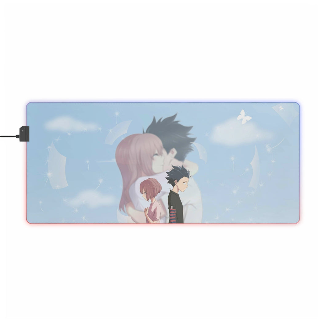 Koe No Katachi RGB LED Mouse Pad (Desk Mat)