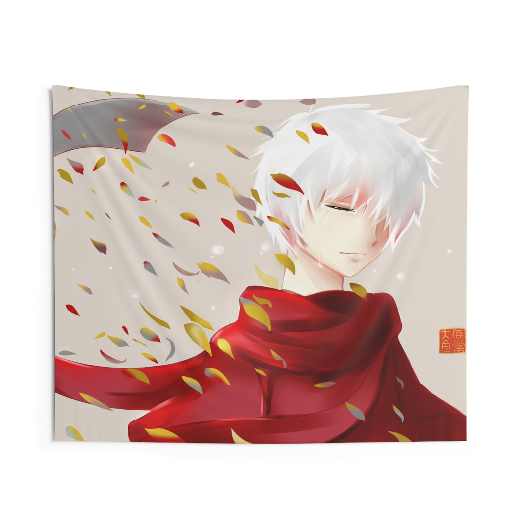 Big Fish & Begonia Indoor Wall Tapestry