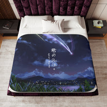 Load image into Gallery viewer, Your Name. Sherpa Blanket
