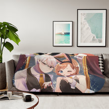 Load image into Gallery viewer, Itsuki Sumeragi and Kaede Manyuda Sherpa Blanket
