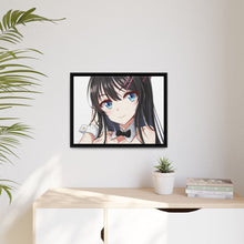 Load image into Gallery viewer, Rascal Does Not Dream Of Bunny Girl Senpai Canvas Framed Art Print
