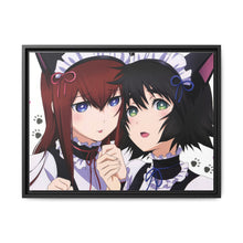 Load image into Gallery viewer, Makise and Mayuri Cosplay Canvas Framed Art Print
