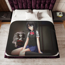 Load image into Gallery viewer, Another Mei Misaki Sherpa Blanket
