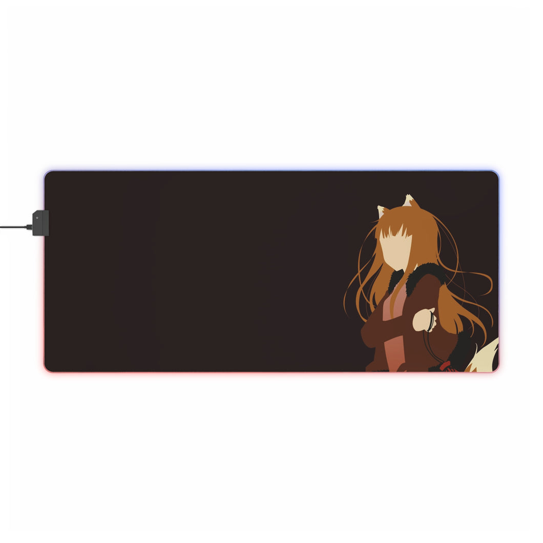 Spice And Wolf RGB LED Mouse Pad (Desk Mat)