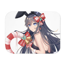 Load image into Gallery viewer, Rascal Does Not Dream Of Bunny Girl Senpai Sherpa Blanket
