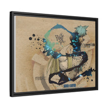 Load image into Gallery viewer, Soul Eater - Black?Star Canvas Framed Art Print
