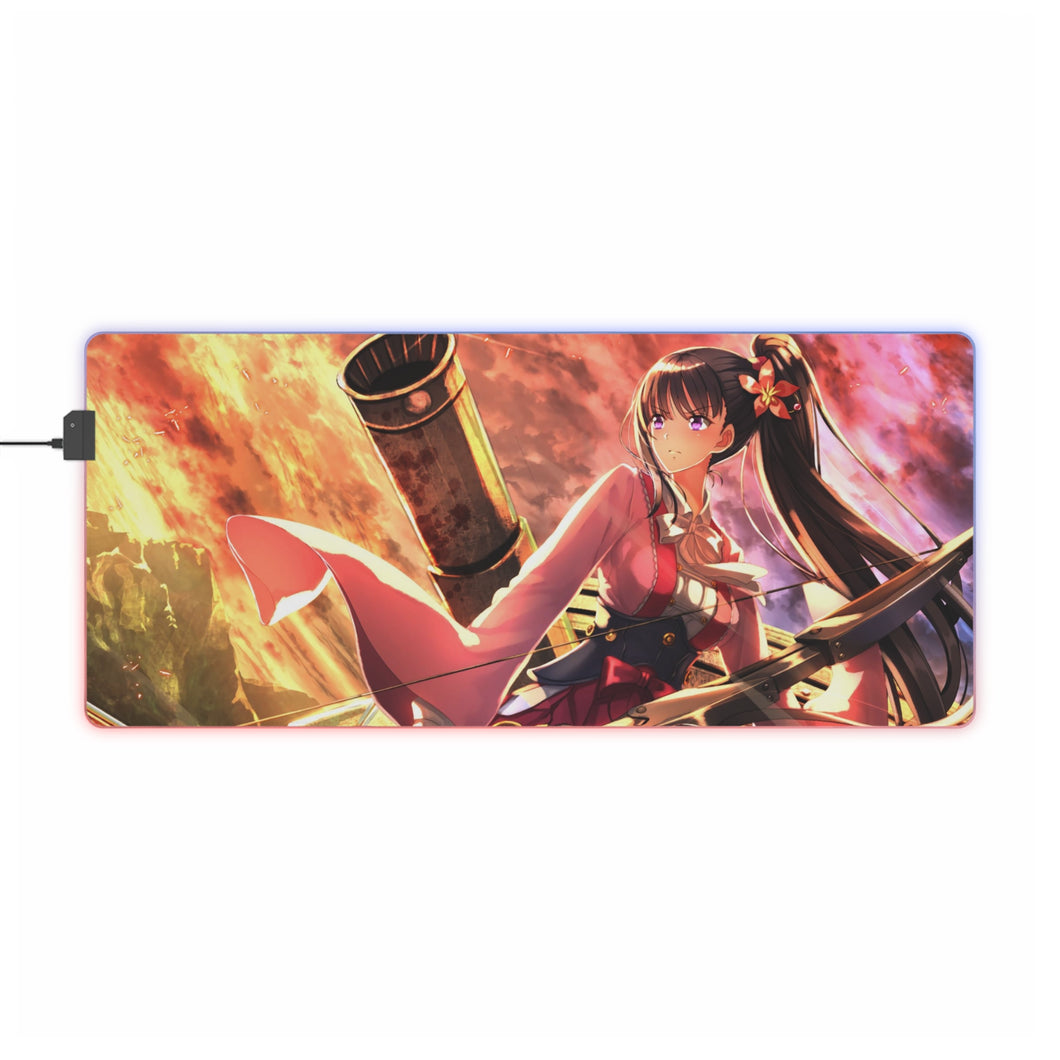 Kabaneri Of The Iron Fortress RGB LED Mouse Pad (Desk Mat)