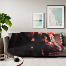 Load image into Gallery viewer, Black Butler Sherpa Blanket
