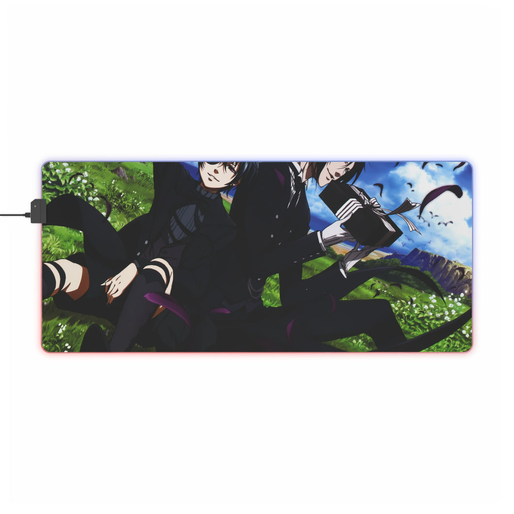 Black Butler Sebastian Michaelis, Ciel Phantomhive RGB LED Mouse Pad (Desk Mat)