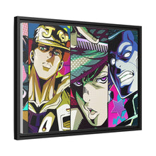 Load image into Gallery viewer, JoJo&#39;s Bizarre Adventure: Diamond is Unbreakable - Group Shot 2 Canvas Framed Art Print
