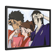 Load image into Gallery viewer, Anime Samurai Champloo Canvas Framed Art Print
