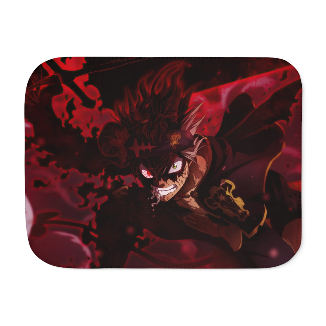 Black Clover Asta Sherpa Blanket