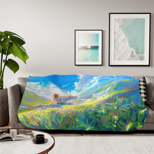 Load image into Gallery viewer, Anime Princess Mononoke Sherpa Blanket
