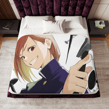 Load image into Gallery viewer, Anime Jujutsu Kaisen Sherpa Blanket
