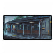 Anime Train Station Mouse Pad (Desk Mat)