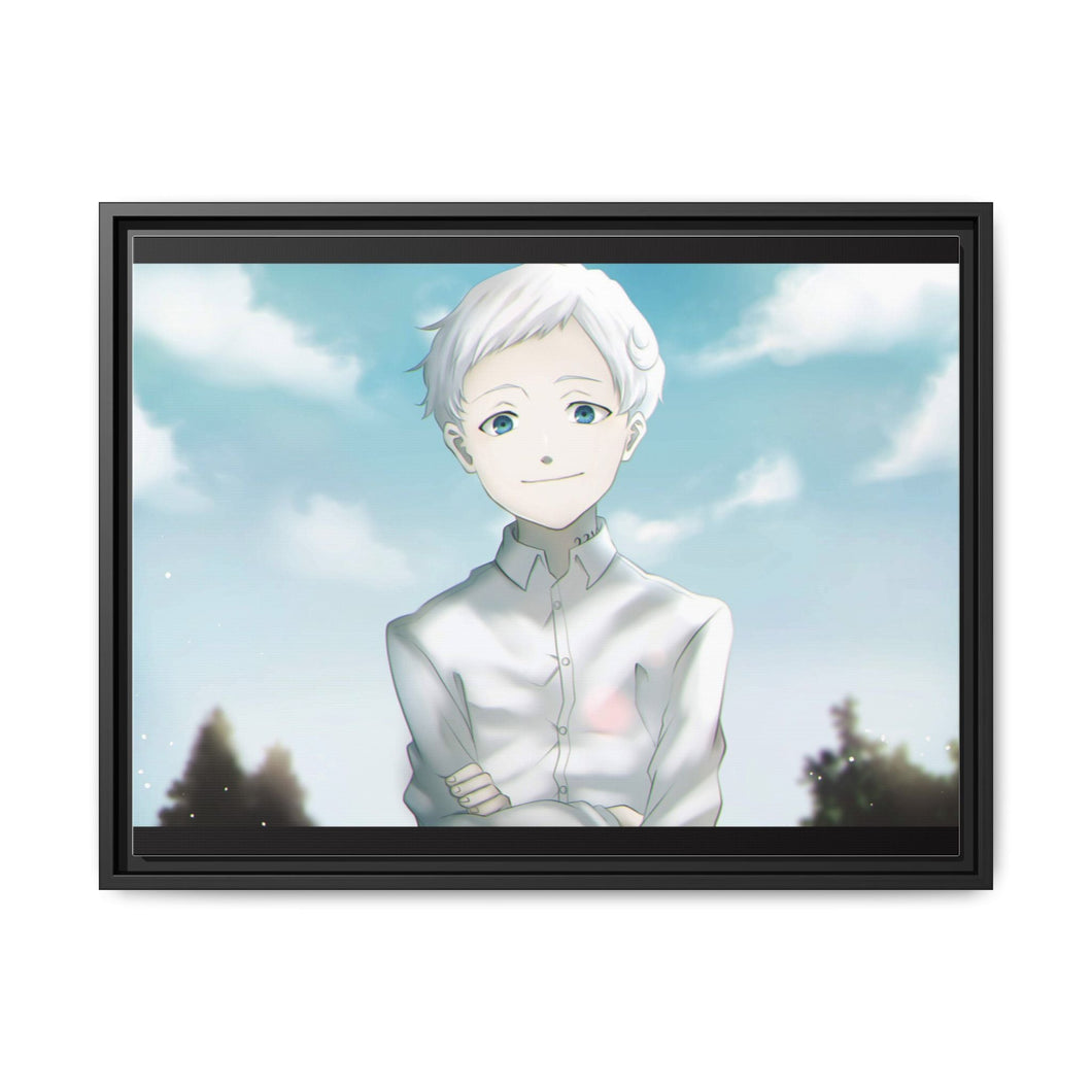 The Promised Neverland Norman Canvas Framed Art Print