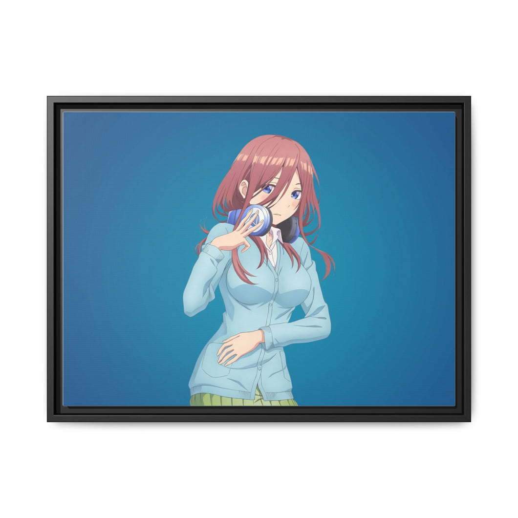 Miku Nakano from 5-Toubun no Hanayome Canvas Framed Art Print