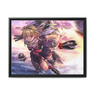 Anime Kantai Collection Canvas Framed Art Print