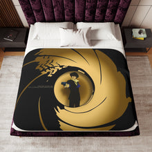 Load image into Gallery viewer, Cowboy Bebop Spike Spiegel Sherpa Blanket
