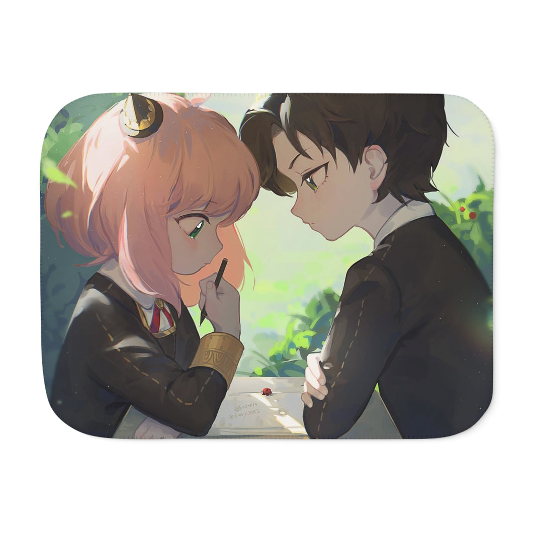 Anime Spy x Family Sherpa Blanket