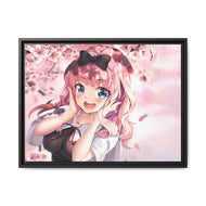 Chika Fujiwara Canvas Framed Art Print