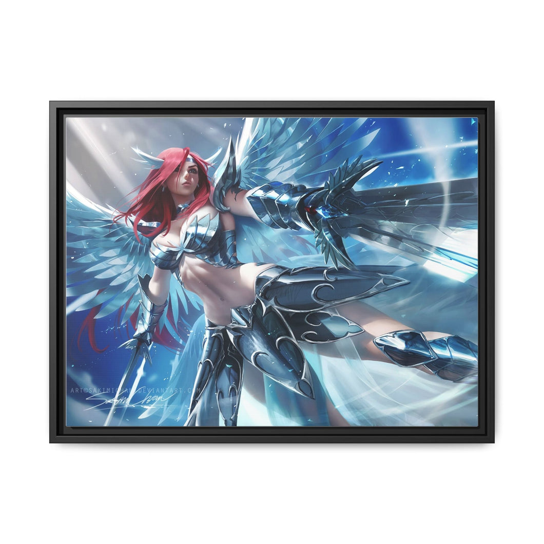 Fairy Tail Erza Scarlet Canvas Framed Art Print