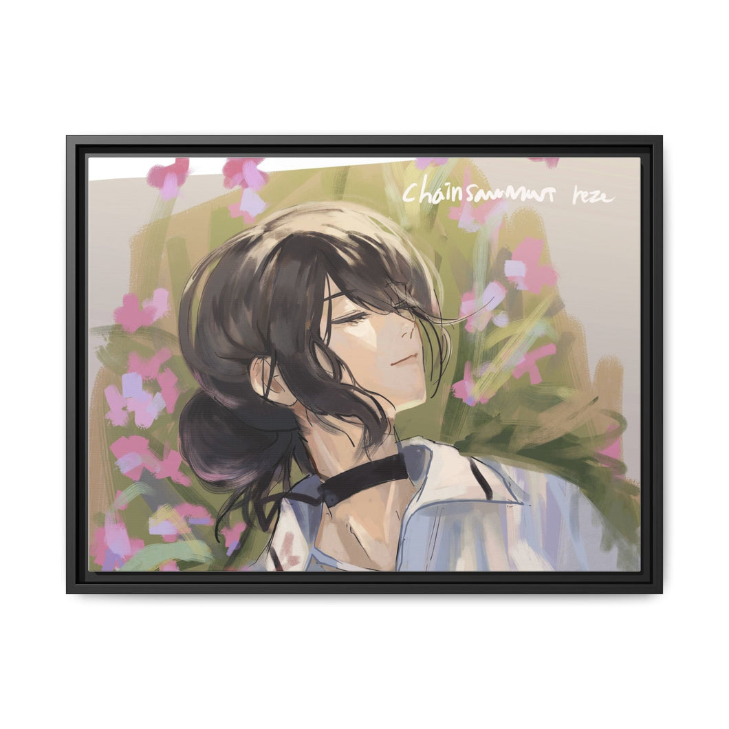 Anime Chainsaw Man Canvas Framed Art Print