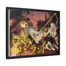 Load image into Gallery viewer, The Promised Neverland Ray, Norman, Emma, Gilda Canvas Framed Art Print
