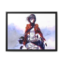 Load image into Gallery viewer, Mikasa Ackerman Canvas Framed Art Print
