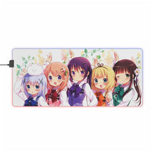 Load image into Gallery viewer, Is the Order a Rabbit? RGB LED Mouse Pad (Desk Mat)
