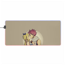 Load image into Gallery viewer, Fairy Tail Natsu Dragneel, Lucy Heartfilia RGB LED Mouse Pad (Desk Mat)
