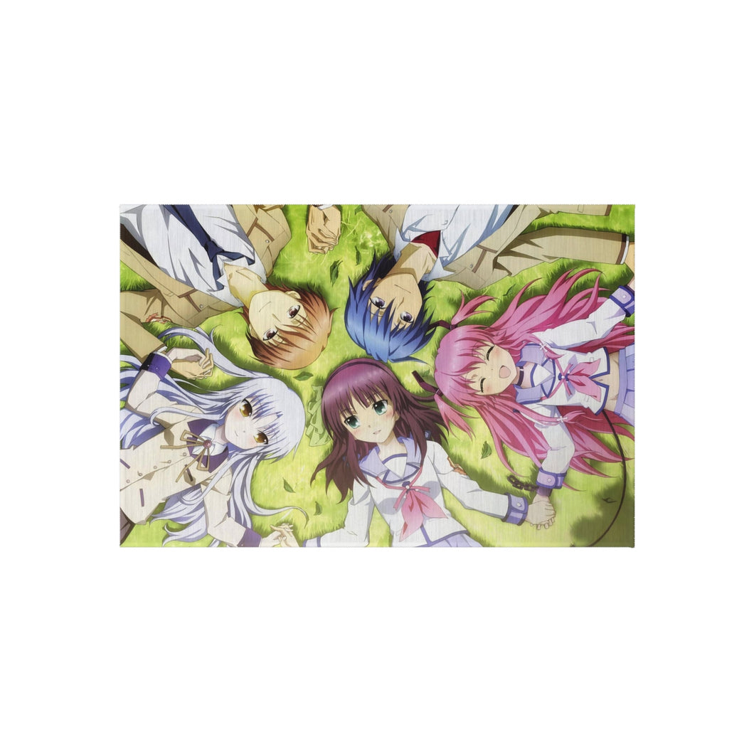 Angel Beats! Kanade Tachibana, Yuri Nakamura, Yuzuru Otonashi, Hinata Hideki, Yui Rug