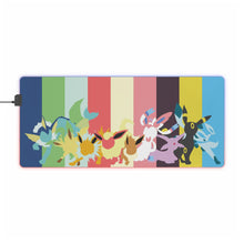 Load image into Gallery viewer, Eeveelution RGB LED Mouse Pad (Desk Mat)
